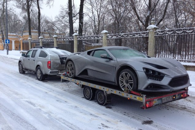 Уникальный Zenvo ST1 привезли в Санкт-Петербург