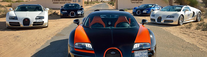 Bugatti Grand Tour показал все прелести Среднего Востока